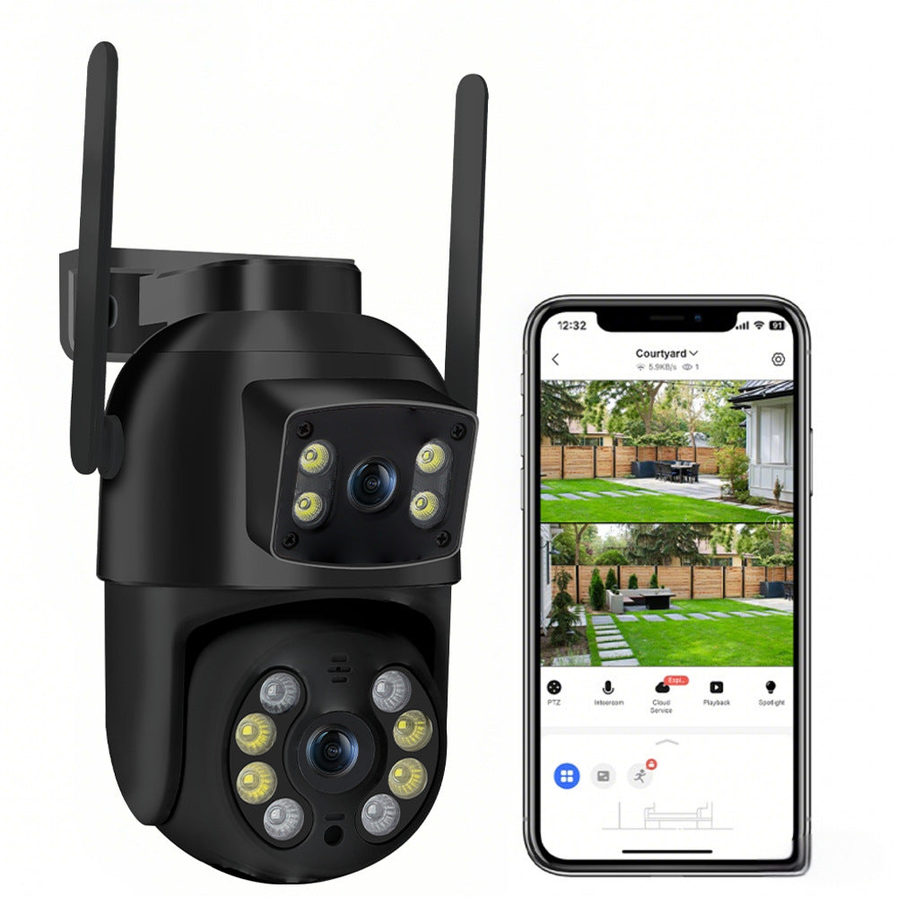 360� Panoramic WiFi Security Camera | Waterproof Protection