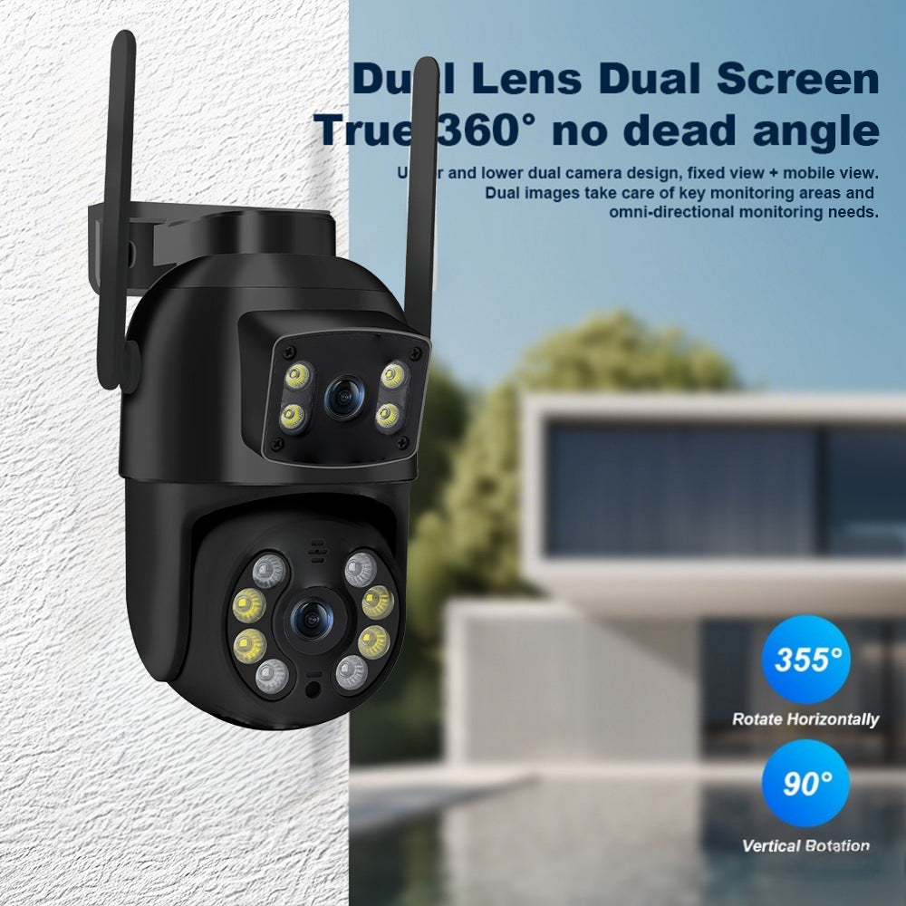 360� Panoramic WiFi Security Camera | Waterproof Protection